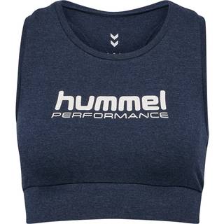 Hummel Pulse Logo Light Support Bra - Komfortabel BH til løb. Find dine favoritter og kom i gang med træningen!