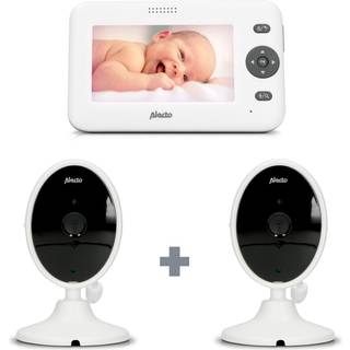 Alecto - Video monitor color 4,3 inch, white + extra camera - DVM-140DVM140C