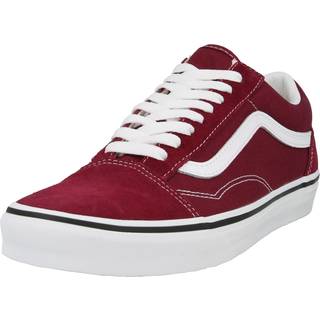 Vans Old Skool Sneaker størrelse 7,5 farve hvid/rød