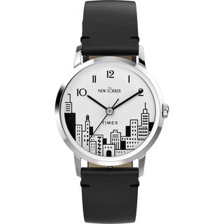 Timex Timex X New Yorker Marlin Hand Wind 34mm White Dial