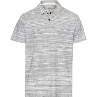 camel active Herren Polo-Shirt grau meliert