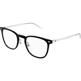 Montblanc Mand MB0393ON 001 Optiske stel Injiceret Sort Transparent Firkantet