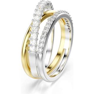 Hyperbola Ring, Verschiedene Schliffe, Weiß, Metallmix