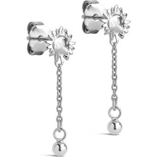 ENAMEL Copenhagen Øreringe - Sunshine Drop - Silver Colour