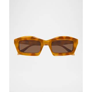 Azzedine Alaia AA0089S 004 53 Solbriller Kvinder Tortoiseshell - Brown Tortoise - 53mm