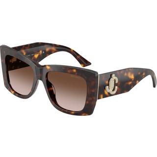 Jimmy Choo Kvinde JC5036B 500213 Solbriller Acetat Skildpadde Brun Firkantet Normal Skygge