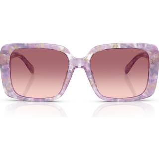 Coach HC8424U CAD54 58677W 54 Solbriller Kvinder Purple - Pearly Purple Watercolor - 54mm