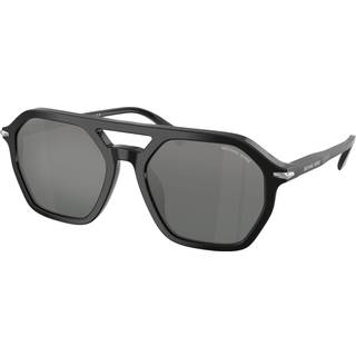Michael Kors Mand MK2251U JACKSON HOLE 300588 Solbriller Acetat Sort Grå Pilot Normal Skygge