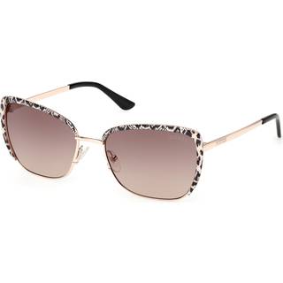 Guess Kvinde GU00218 28F Solbriller Metal Guld Brun Firkantet Normal