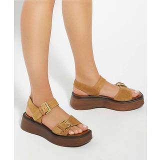 Dune London Luno Buckle Flatform-sandlerEU 37 (UK 4)