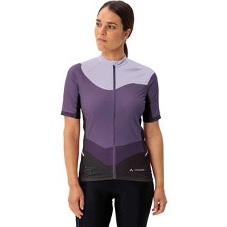 Vaude Women's Posta Full Zip Tricot III Cykeljersey Damer størrelse 38 farve lilla