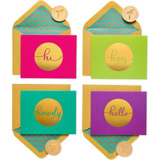 Papyrus blanke kort med konvolutter Hej (20-t?lling)