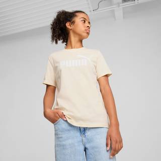 Women&#39;s Puma ESS No. 1 Logo Tee Youth, White, Size 7-8Y, Age - Alpine Snow - 7-8Y