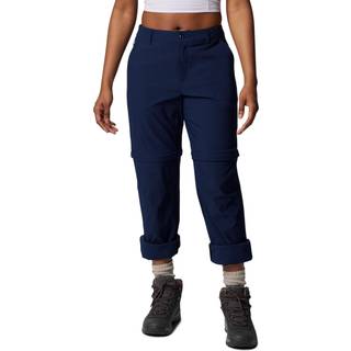 Columbia Women's Leslie Falls Convertible Pant Trekking bukser Damer størrelse 6 - Long farve blå