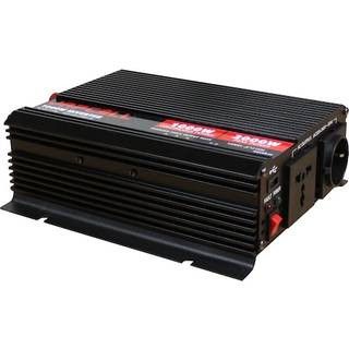 Japcell Inverter til bil 12V til 230V, 1000W/2000W Modificeret sinus