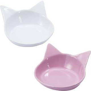 Keramikskål til kat - Neko - 200 ml - Hvid