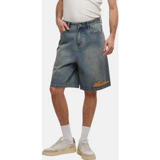 Another Cotton Lab Acl Logo Shorts - S - blue