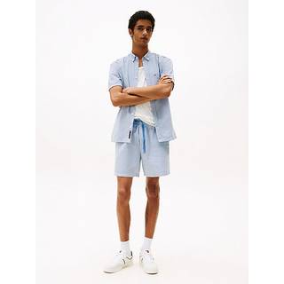 Tommy Jeans Striped Beach Shorts Blue