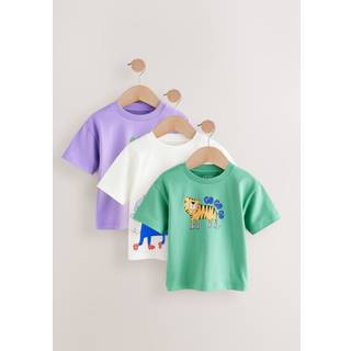 Next Kortærmet T-shirt 3 -pakke (3mdr.-7år)6 - 7 år (116 - 122cm)