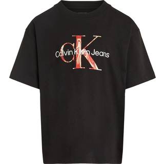 Swirl Logo T-shirt - Black - 12 years (152 cm)