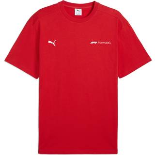 Men&#39;s Puma F1Â® ESS+ Relaxed Graphic T-Shirt, Red, Size XL, Clothing - Pop Red - XL