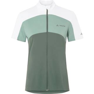 Vaude Women's Matera Full Zip Tricot Cykeljersey Damer størrelse 40 farve olivengrøn