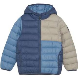 Color Kids Kid's Jacket with Hood Quilted Syntetisk jakke Børn størrelse 128 farve blå