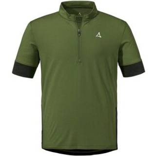 Schöffel Shirt Style Pinega Cykeljersey Herrer størrelse 54 farve olivengrøn