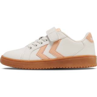 Hummel Derby Court Jr Sneakers, White/Pink, 31