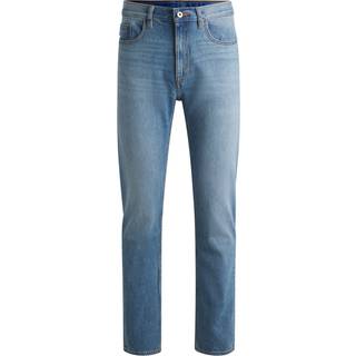 HUGO Blue Slim Fit Ash Jeans Light Wash Blue