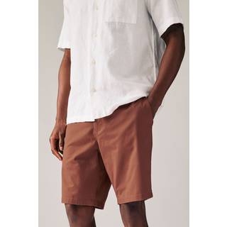 Next Rust Red Slim Fit Stretch Chinos Shorts