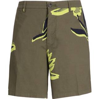 BOSS Black Herren Shorts grün geblümt
