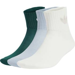 adidas originals adidas Originals White Mid Ankle Socks 3 Pack