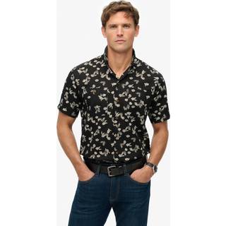 Superdry Superdry Black Hawaiian Print Shirt