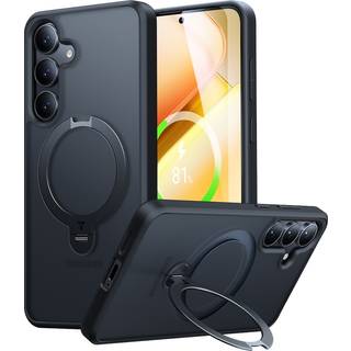 TORRAS - Samsung Galaxy S25 - Hybrid Cover m. Kickstand - MagSafe Kompatibel - Sort