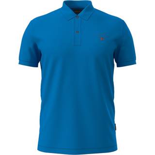 Napapijri Blue Cotton Men Polo Shirt