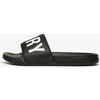 Superdry Superdry Black Core Graphic Pool Sliders