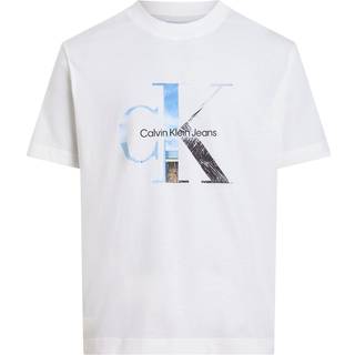 Monogram Photo Print T-shirt - White - XL