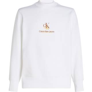 Cotton Terry Logo Sweatshirt - White - S