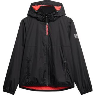 Superdry Superdry Black Hooded Logo Windbreaker Jacket
