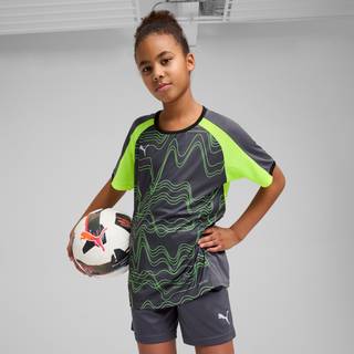 Puma Individual LIGA Graphic Football Jersey Youth, Gray, Size 5-6Y, Clothing - Yellow Alert - 5-6Y