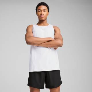 Men&#39;s Puma CLOUDSPUN Running Tank, White, Size 3XL, Clothing - White - 3XL