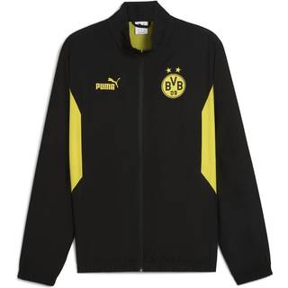 Men&#39;s Puma Borussia Dortmund ftbl ARCHIVE Jacket, Black, Size XXL, Clothing - Faster Yellow - XXL