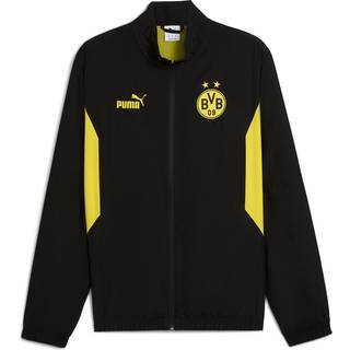 Men&#39;s Puma Borussia Dortmund ftbl ARCHIVE Jacket, Black, Size XL, Clothing - Faster Yellow - XL