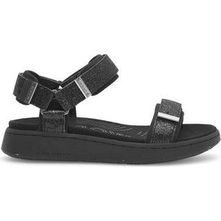 Line Glitter Sandaler, Black, 37