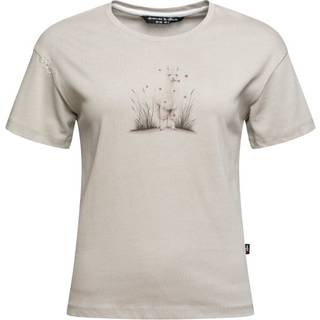 Chillaz Women's Leoben Alpaca Meadow T-Shirt T-shirt Damer størrelse 34 farve grå