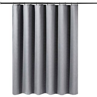 Moud Home Waffle Badeforhæng - 180 x 220 cm. - Grå