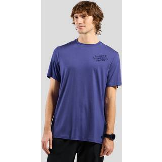 Odlo There's More Merino 160 T-Shirt Crew Neck S/S Merino-shirt Herrer størrelse S farve blue