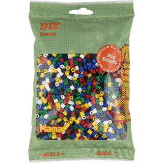 Hama Bio Midi, perler, 3.000 stk., mix 198 (198) [Levering: 1-2 dage]
