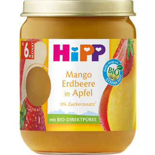 HiPP Økologisk mango, jordbær og æble 105.94 DKK/1 kg (6 x 160.0g)
